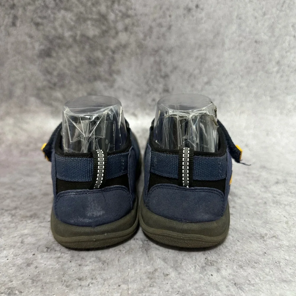 Keen Newport H2 Sandals Kids 6 Blue Hiking Water Shoes Bungee Laces